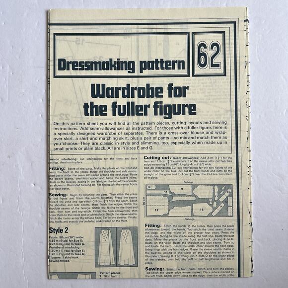 Vintage Designer Sewing Patterns Uncut Lot Of 4 Women Teens Girl Full Figure 70s - Picture 11 of 12